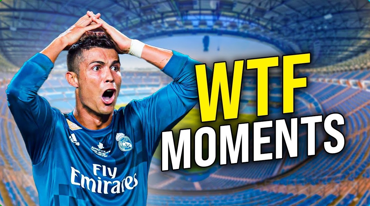 Cristiano Ronaldo shocked reaction WTF moments graphic for adult humor button page